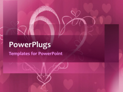 PowerPoint Template - Hearts background